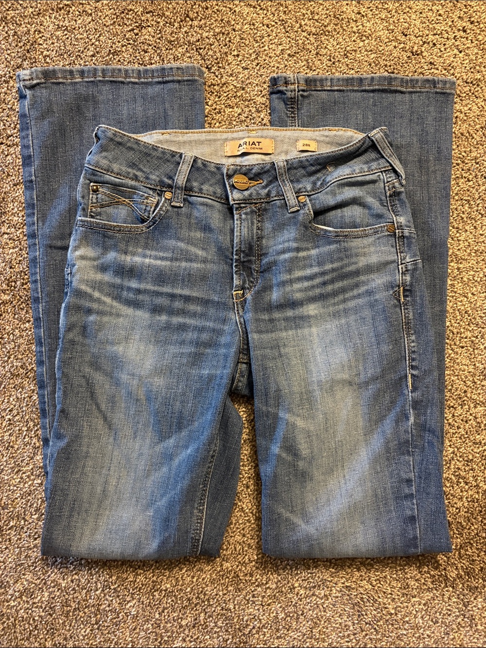 Ariat Women's Light-Medium Blue Bootcut Jeans